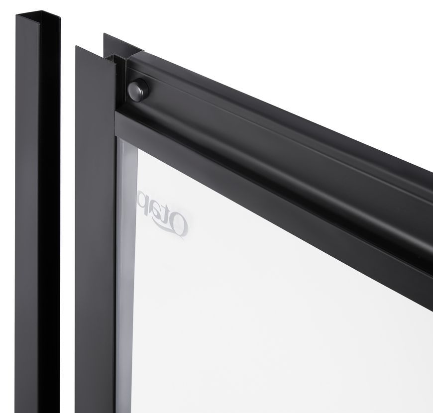Душова кабіна QTAP Pisces BLA109-11SC5 90-105x90-105 см, скло Pear 5 мм, розсувні, без піддону - PISBLA10911SC5