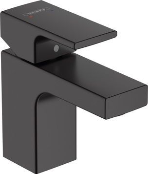 Змішувач для раковини HANSGROHE Vernis Shape 70 чорний матовий 71560670 з донним клапаном - 71560670