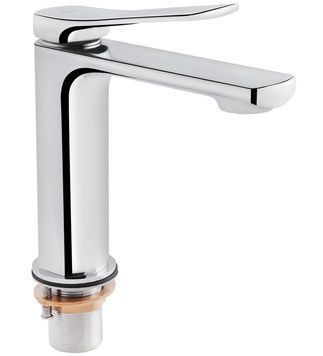 Змішувач для умивальника QTAP Slavonice 1042103C хром к35 - QTSLV1042103C