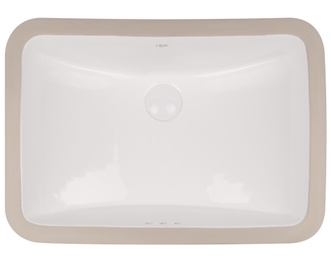 Раковина врізна Qtap Stork 535x370x195 White з донним клапаном QT15116032W - QT15116032W