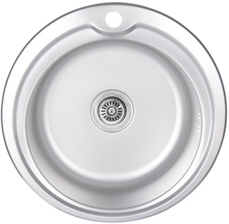 Кухонна мийка LIDZ 510-D Micro Decor 0,6 мм (160) LIDZ510D06MD160 - LIDZ510D06MD160