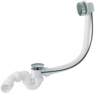 Сифон McALPINE автоматичний для ванни HC31M-S2 хромований - HC31M-S2