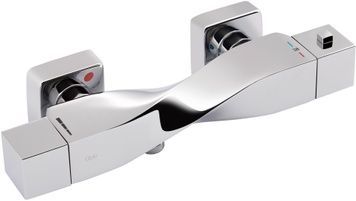 Змішувач для душу QTAP Zkroucen&yacute; 40T105C термостатичний - QTZKR40T105C