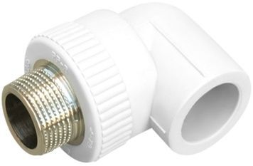 Кутик PPR BLUE OCEAN "Білий" 20х1/2", 90&deg; ЗР SD00042177 - SD00042177