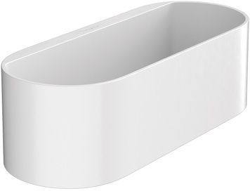 Полиця (корзина для зберігання) глибока HANSGROHE WallStoris Matt White 27912700 біла матова
