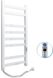 Рушникосушарка електрична NAVIN Авангард 360х800 Digital таймер регулятор ліва біла 12-028152-3680 - 12-028152-3680 - 2