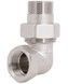 Згін-американка Thermo Alliance Forte 3/4" ВЗ нікельований, кутовий, під плоску прокладку, латунь TAFG191W20