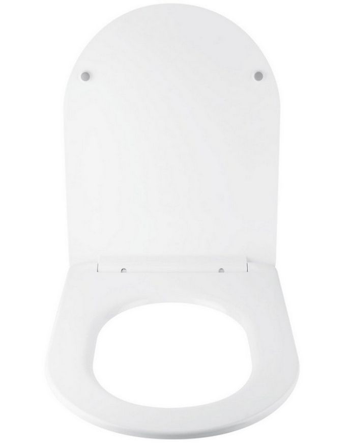 Сидіння для унітаза Qtap (Swan, Jay) з мікроліфтом, Slim Duroplast, Quick Release QT1699SC5176W - QT99SC5176W