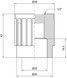 Муфта PPR ALFA PLAST 25х1/2" ВР - APFTCX2512X - 2
