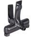 Смеситель для ванны Qtap Vlasta New с душевым гарнитуром Gunmetal Black PVD QTVLA259GMB45643 - QTVLA259GMB45643 - 5