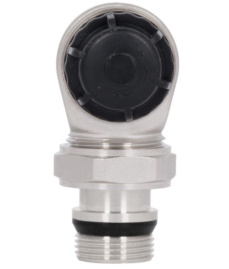 Клапан кутовий на зворотну лінію Thermo Alliance Forte 3/4" ВЗ з підвищеною прохідністю (Kvs 3,8 м.куб./год.) TAF0021W25