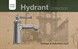 Змішувач для раковини Imprese Hydrant brush nickel 35 мм ZMK031806010 - ZMK031806010 - 3