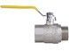 Кран кульовий прямий Thermo Alliance Forte 1" 1/4 ВЗ для газу (важіль) латунь PN40 SF605G32