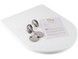 Сидіння для унітаза QTAP (Swan, Jay) з мікроліфтом Slim QT1699SC5176W - QT99SC5176W - 6