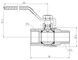 Кран кульовий прямий Thermo Alliance Forte 1" 1/4 ВЗ для газу (важіль) латунь PN40 SF605G32