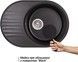 Кухонная мойка QTAP CS 7451 Black (QT7451BLA404) - QT7451BLA404 - 2