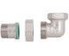 Згін-американка Thermo Alliance Forte 3/4" ВЗ нікельований, кутовий, під плоску прокладку, латунь TAFG191W20