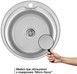 Кухонна мийка LIDZ 510-D Micro Decor 0,6 мм (160) LIDZ510D06MD160 - LIDZ510D06MD160 - 3