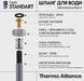 Шланг для підключення змішувача (пара) Thermo Alliance Standart 40 см NYLON M10x1/2"ВР TAS386W40