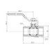 Кран шаровой SD FORTE 3/4" ВР для воды (ручка) SF600W20 - SF600W20 - 2