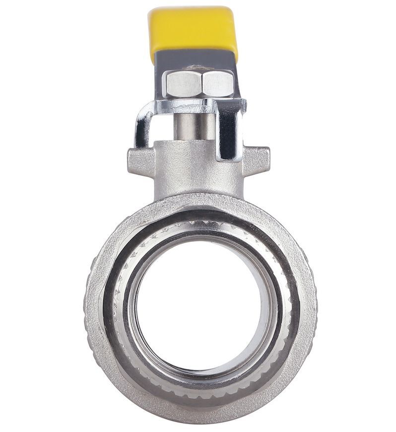 Кран кульовий прямий Thermo Alliance Forte 1" 1/4 ВЗ для газу (важіль) латунь PN40 SF605G32
