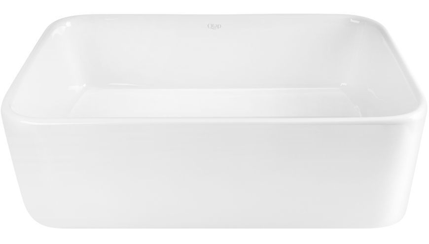 Раковина-чаша QTAP Tern 500х370х200 White с донным клапаном QT1711A048W - QT1711A048W