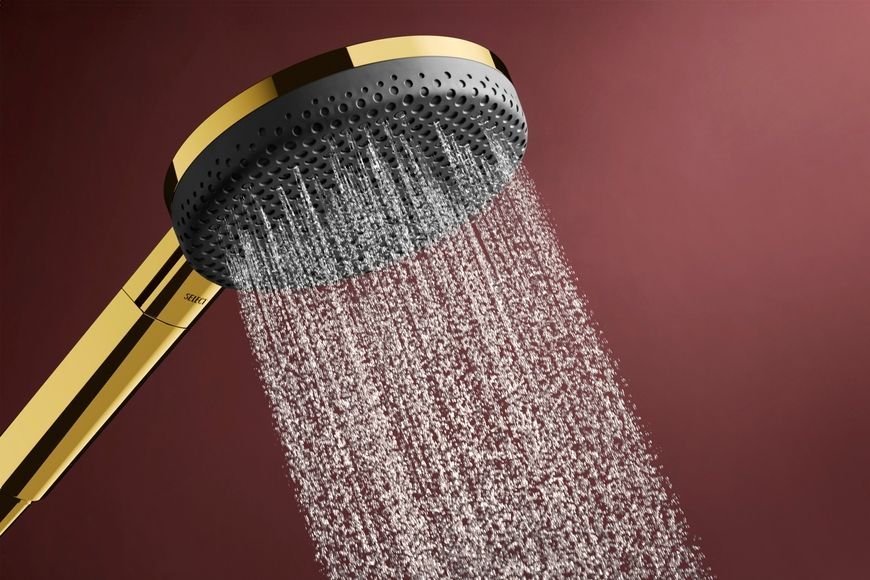 Ручний душ HANSGROHE Raindance Alive Select S 125 3jet EcoSmart Polished Gold Optic 24511990 золото - 24511990