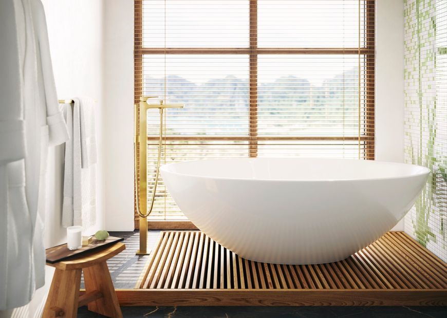 Полотенцедержатель HANSGROHE AddStoris Polished Gold Optic 41747990 золото