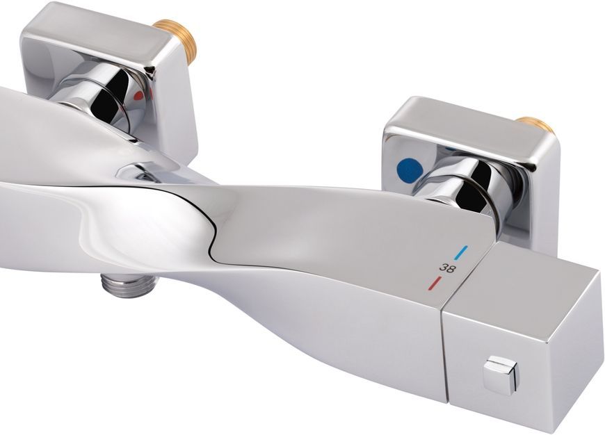 Смеситель для душа QTAP Zkroucen&yacute; 40T105C термостатический - QTZKR40T105C
