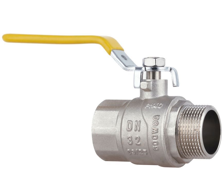 Кран кульовий прямий Thermo Alliance Forte 1" 1/4 ВЗ для газу (важіль) латунь PN40 SF605G32