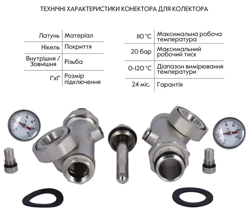 Змішувальна група з байпасом та зливною групою SD Forte SF239W2047512 - SF239W2047512