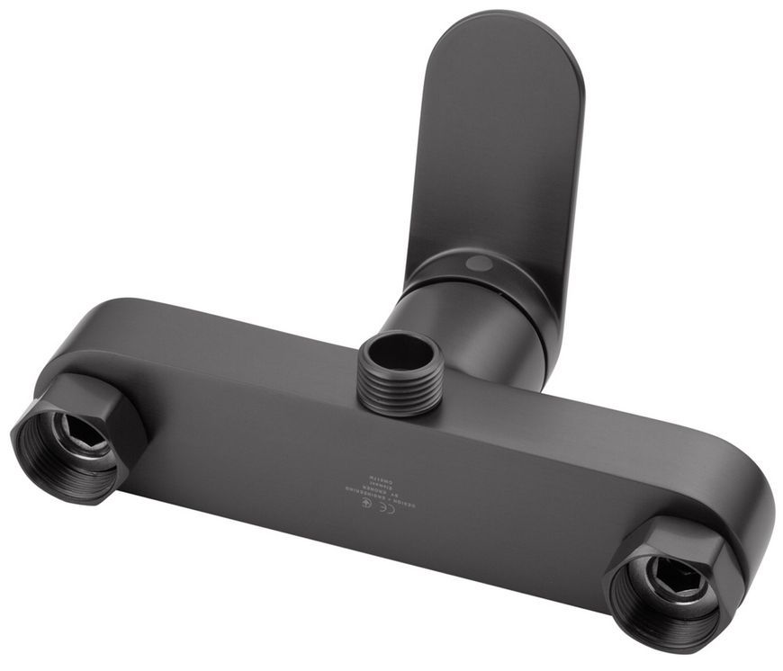 Смеситель для душа Kroner Element 211411-5301 с душевым гарнитуром, латунь, графит CV03596 - Element 211411-5301