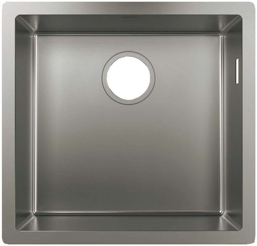Кухонна мийка HANSGROHE під стільницю S71 S719-U450 Stainless Steel 43426800 нержавіюча сталь - 43426800