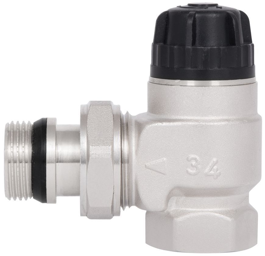 Клапан кутовий на зворотну лінію Thermo Alliance Forte 3/4" ВЗ з підвищеною прохідністю (Kvs 3,8 м.куб./год.) TAF0021W25