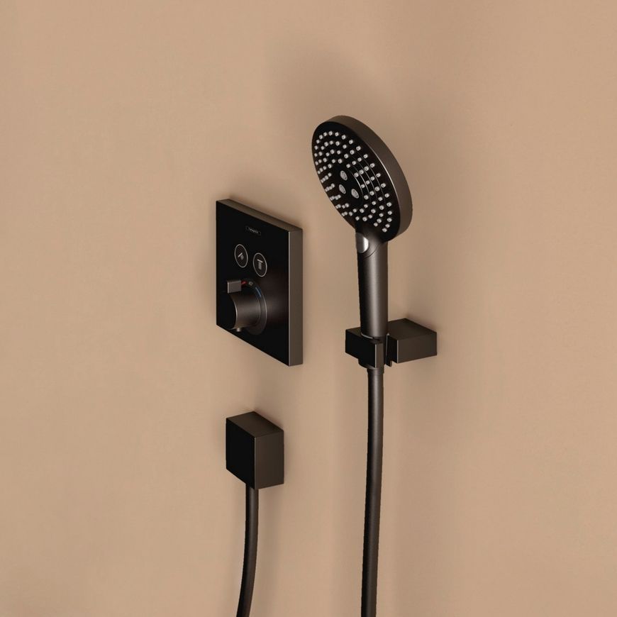 Душова система термостатична HANSGROHE Raindance E 300 1jet ShowerSelect 7 в 1 Matt Black 27939670 чорна матова - 27939670