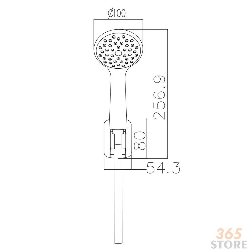 Душевая стойка IMPRESE 1115+S023+W100SL1 CP - 1115+S023+W100SL1 CP