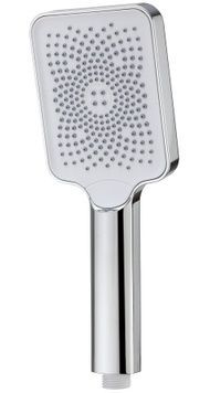 Лійка для ручного душу Qtap Rucni 145x95 мм прямокутна Chrome/White QTRUC125CRM45777 - QTRUC125CRM45777