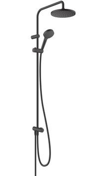 Душевая система HANSGROHE Vernis Blend Showerpipe 200 1jet Reno без смесителя 26272670 черная матовая - 26272670