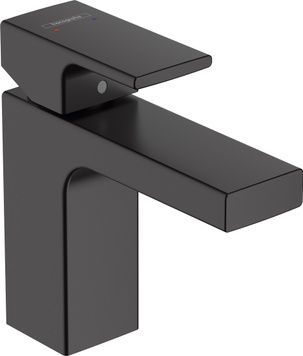 Змішувач для раковини HANSGROHE Vernis Shape 100 чорний матовий 71561670 з донним клапаном - 71561670