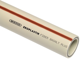 Труба PPR WAVIN EKOPLASTIK Fiber Basalt Plus армированная 20х3,2 - STRFB020TRCT