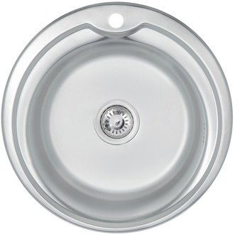 Кухонна мийка LIDZ 510-D Satin 0,6 мм (180) - LIDZ510D06SAT