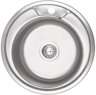 Кухонна мийка Lidz 490-A Micro Decor 0,6 мм (165) LIDZ490AMDEC06 - LIDZ490AMDEC06
