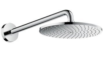 Верхний душ с держателем HANSGROHE Raindance S 240 1jet PowderRain Chrome 27607000 хром - 27607000