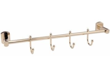 Гачок (тримач для рушників і халатів) QTAP Liberty ORO 1154-4 золото QTLIBORO11544