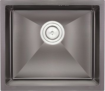 Кухонна мийка інтегрована QTAP D4843BL PVD 2,7/1,0 мм Black - QTD4843BLPVD2710