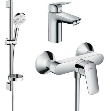 Набор смесителей HANSGROHE EcoSmart 3 в 1 (71104000+71600000+26553400) 20200007