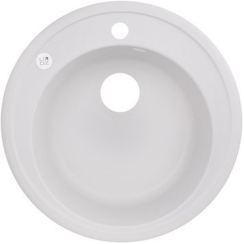Кухонна мийка LIDZ D510/200 WHI-01 (LIDZWHI01D510200) - LIDZWHI01D510200