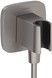Шлангове підключення з тримачем HANSGROHE FixFit Q Brushed Black Chrome 26887340 чорний хром - 26887340 - 1