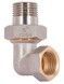 З'єднання згін-американка Thermo Alliance Standart 1/2" ВЗ кутове латунь нікель TAS191W15