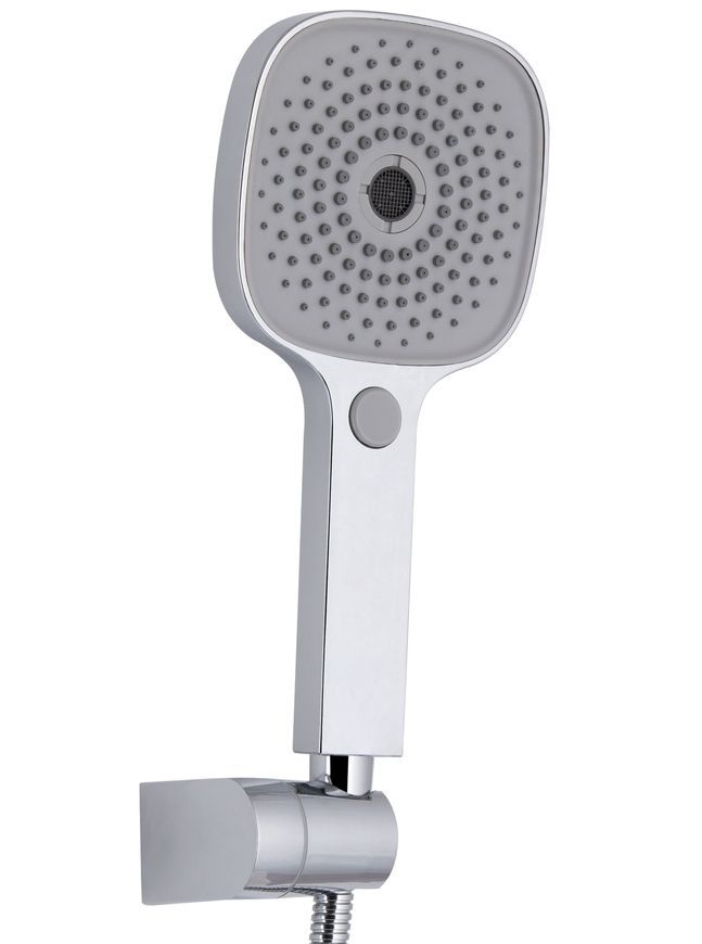 Смеситель для ванны Qtap Swan Eco с поворотным изливом и душевым гарнитуром Chrome QTSWA2601CRM45533 - QTSWA2601CRM45533